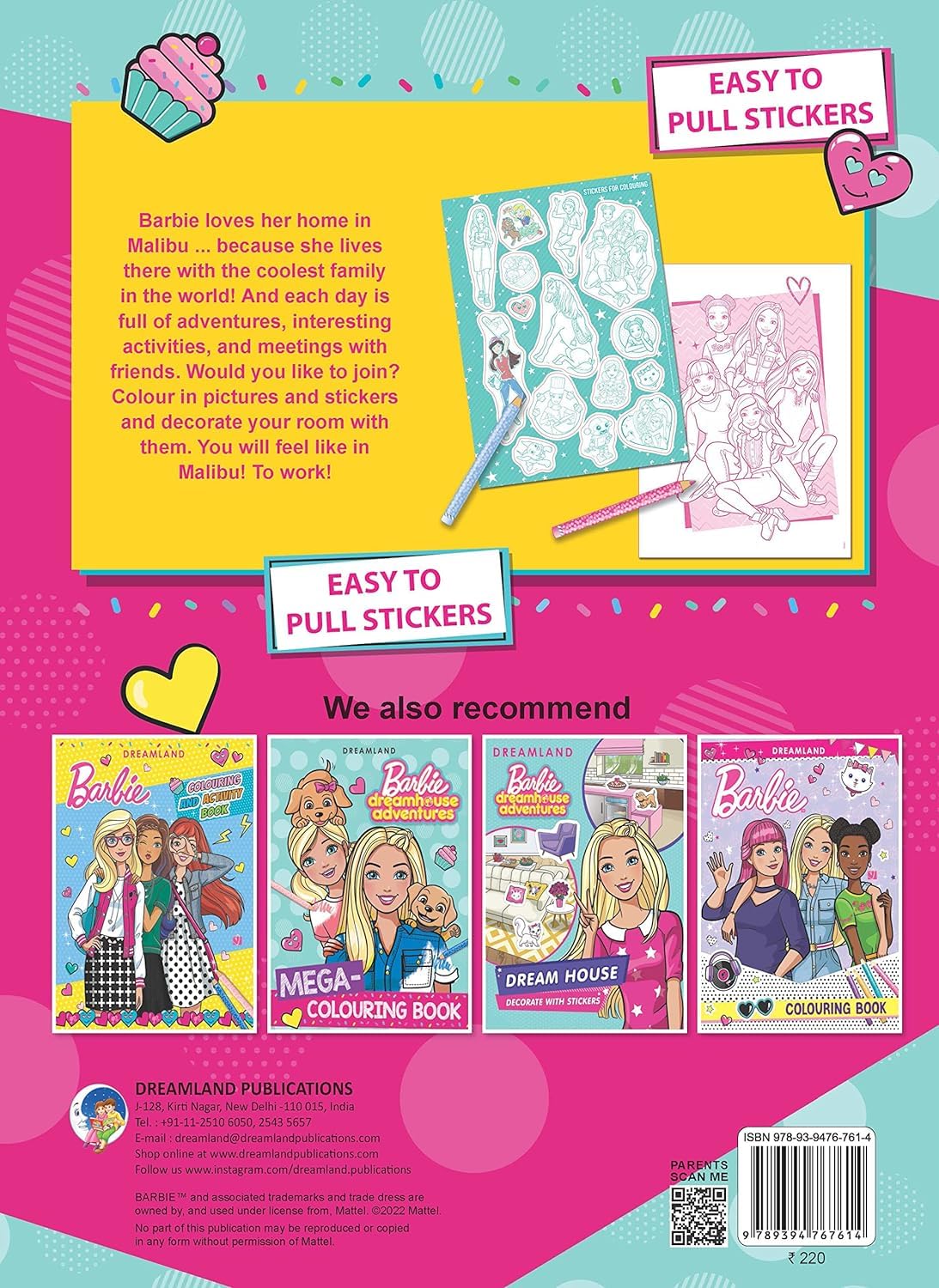 Barbie Dream House Mega Colouring Book