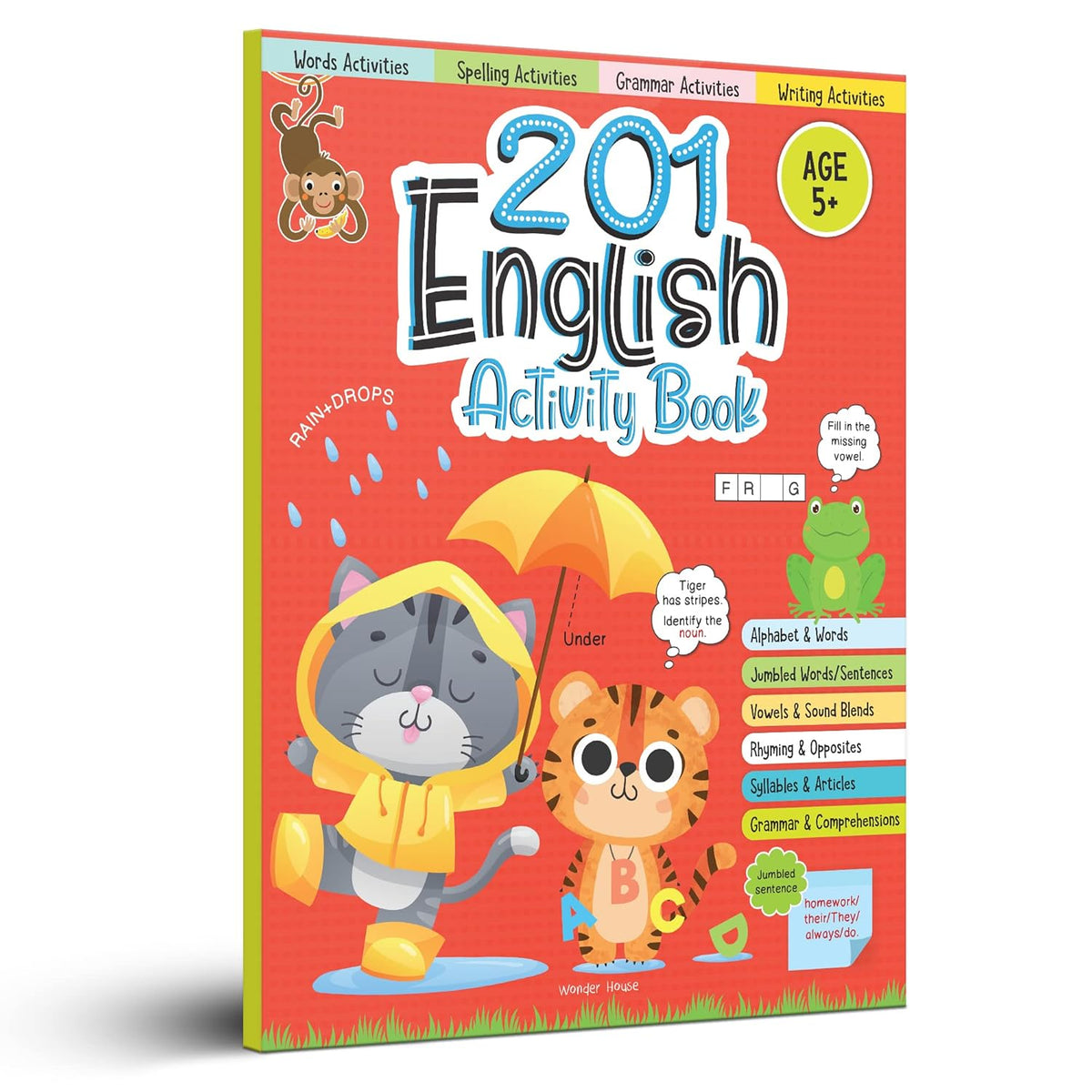 201 English Activity Book: Fun Activities and Grammar Exercises