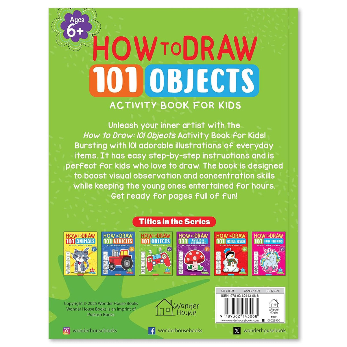 101 Learn to Draw Objects by Wonder House Books