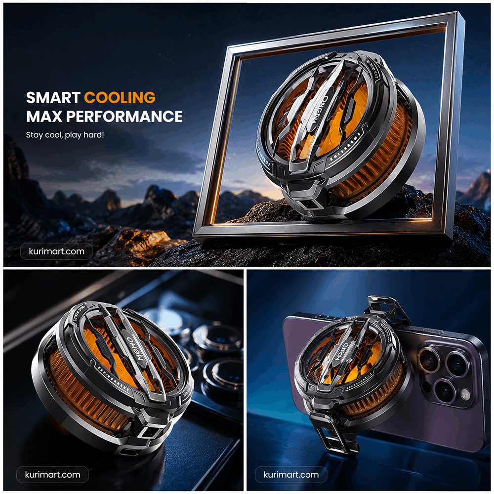 MEMO CX07 Phone Cooler Powerful Magnetic Gaming Cooler