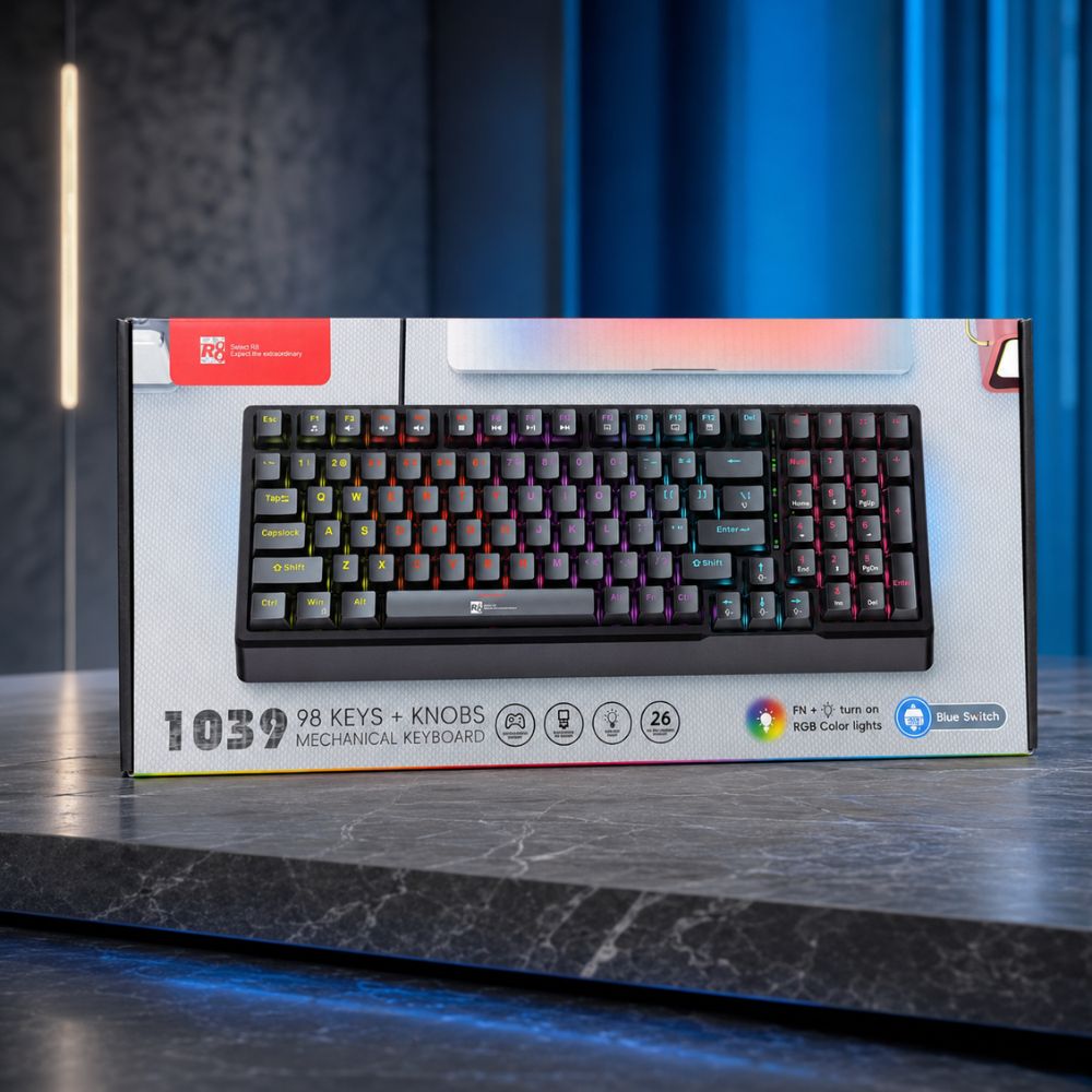 Reliable R8 1039 Wired Mechanical Keyboard Boost Every Keystroke