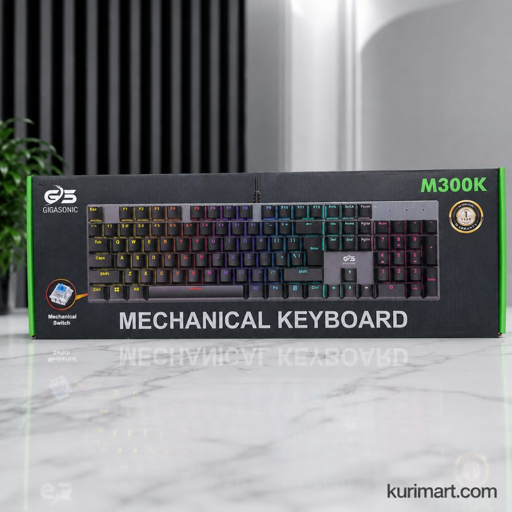 Unlock Superior Gaming with Gigasonic M300K Mechanical Keyboard