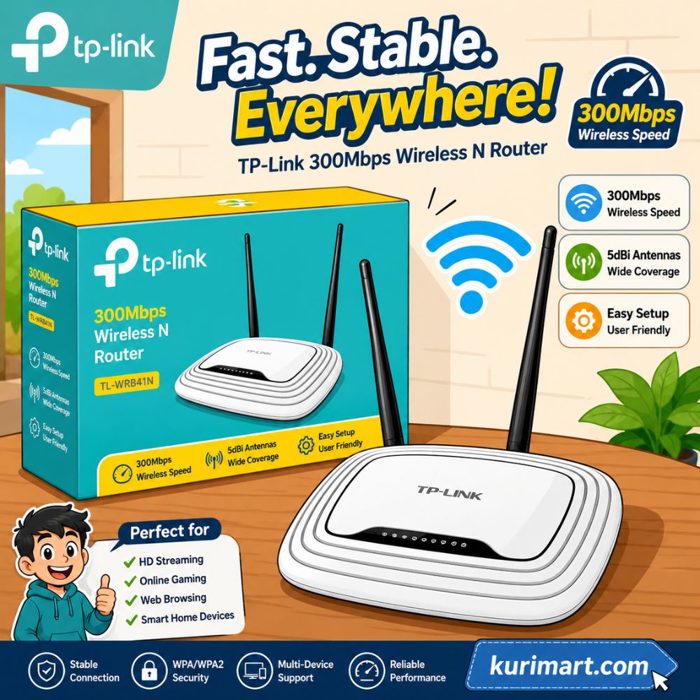 Boost Network Performance Fast with TP-Link TL-WR841N 300Mbps WiFi Router White