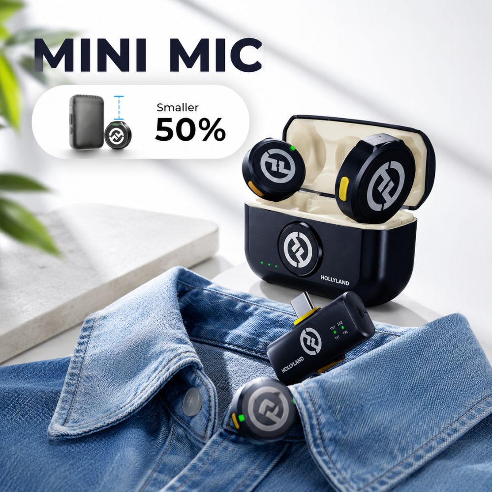 Ultimate Hollyland Lark M2 Pro Wireless Microphone for iPhone