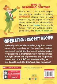 Geronimo Stilton #66: Operation: Secret Recipe (PB) STILTON GERONIMO by STILTON GERONIMO