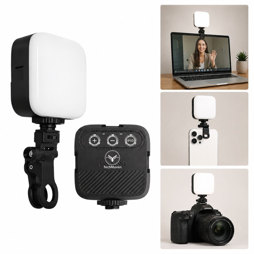 M-88 Mini Portable LED Video Light for Photography & Vlogging – Rechargeable Handheld Fill Light