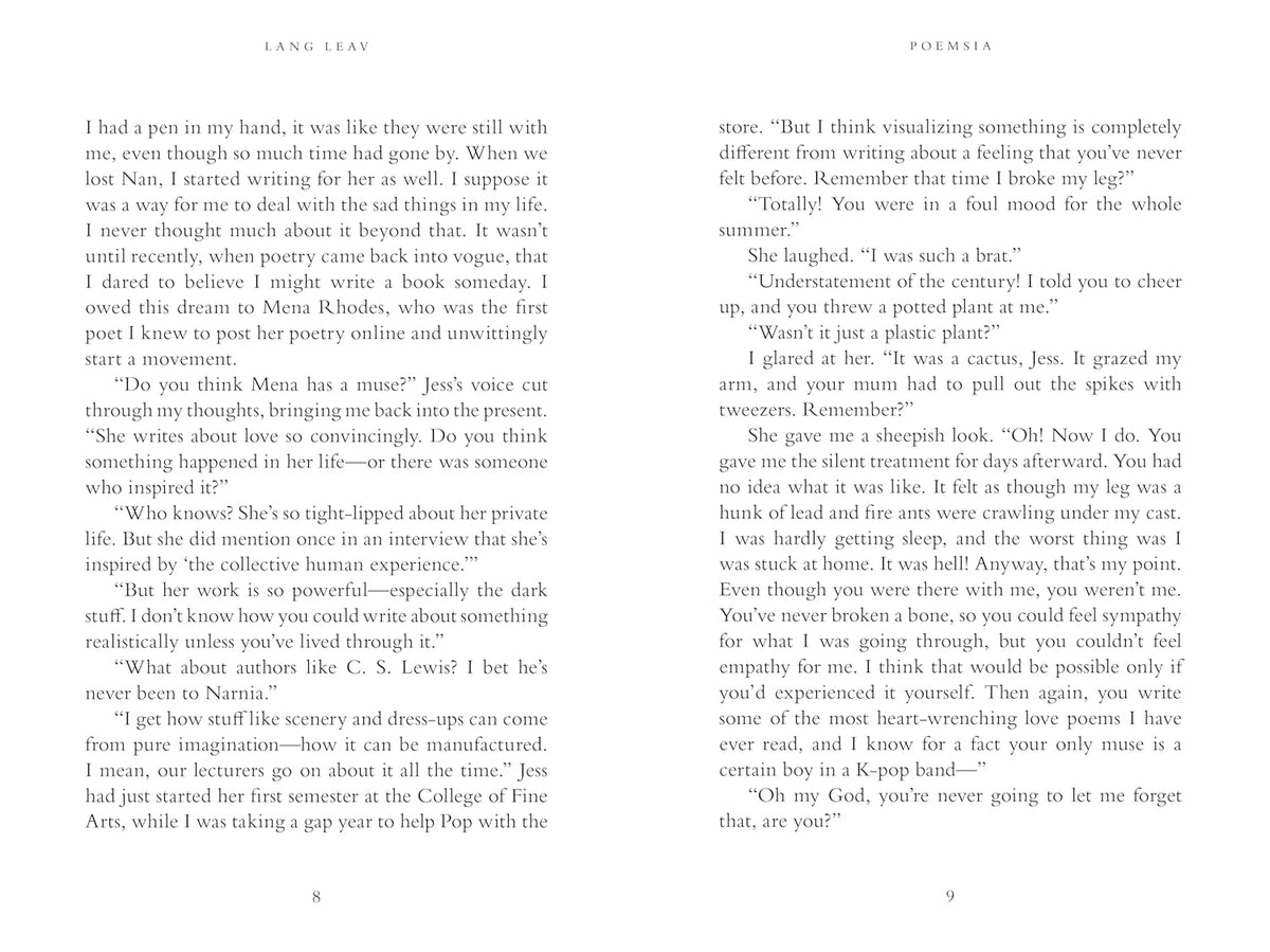 Poemsia: A Novel by Lang Leav