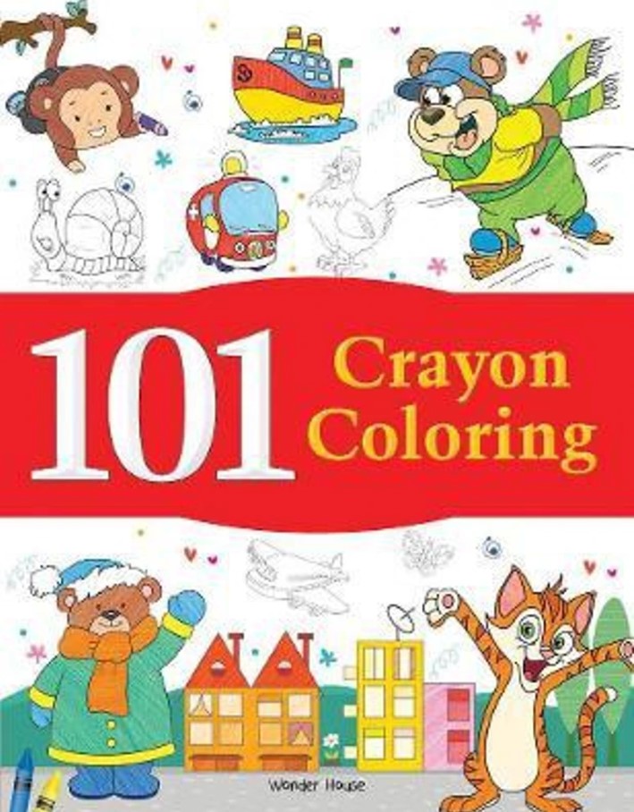 101 Crayon Coloring – Creative Fun for Young Artists | Wonder House Books
