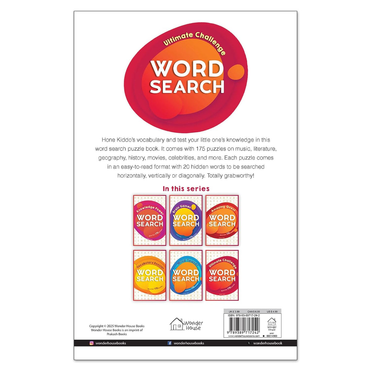 Word Search By Wonder House Books