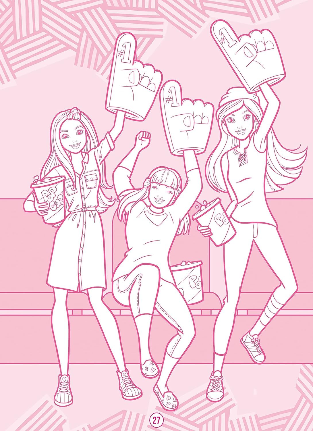 Barbie Dream House Mega Colouring Book