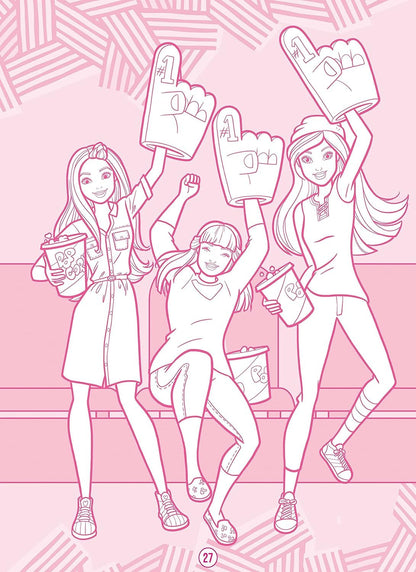 Barbie Dream House Mega Colouring Book