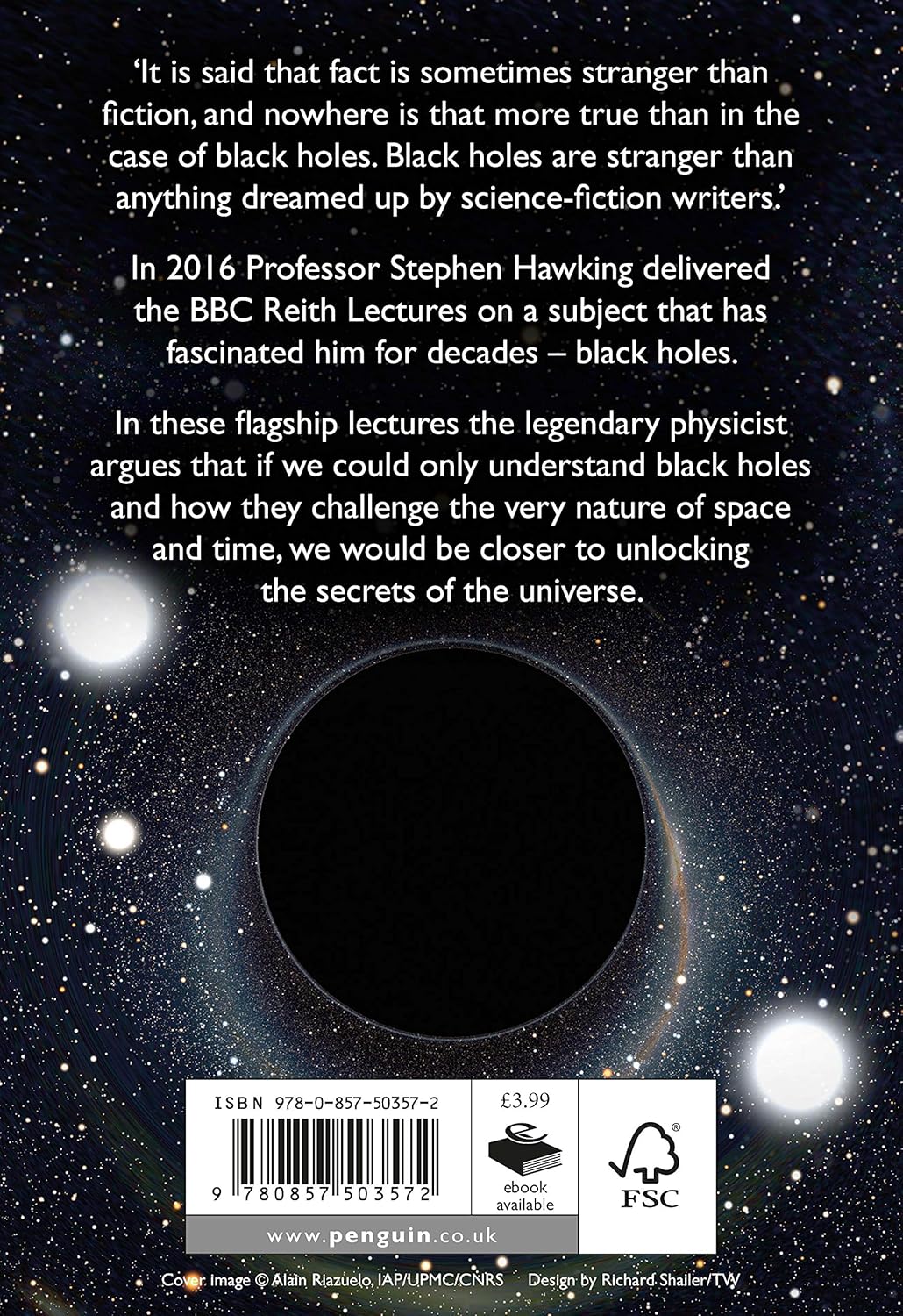 Black Holes The Reith Lectures by S. Hawking