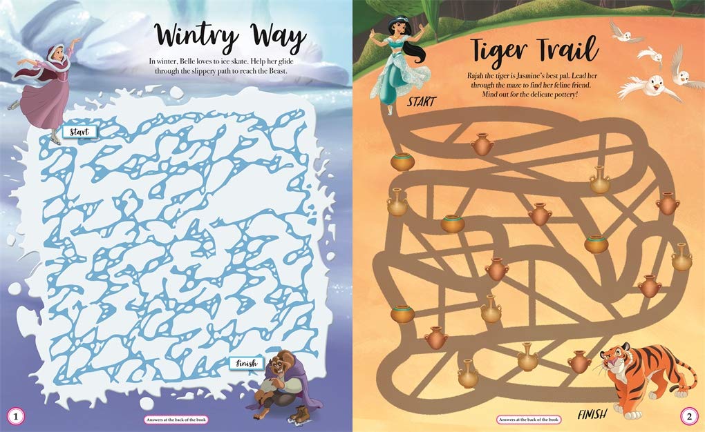 Disney Princess 101 Totally Twisty Mazes by Igloo