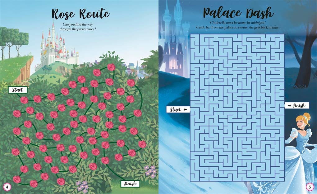 Disney Princess 101 Totally Twisty Mazes by Igloo