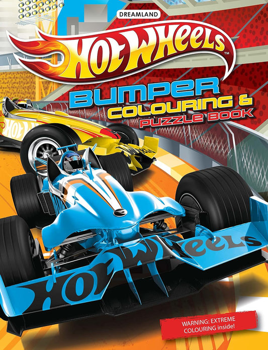 Hot Wheels Bumper Colouring &amp; Puzzle Book by Dreamland