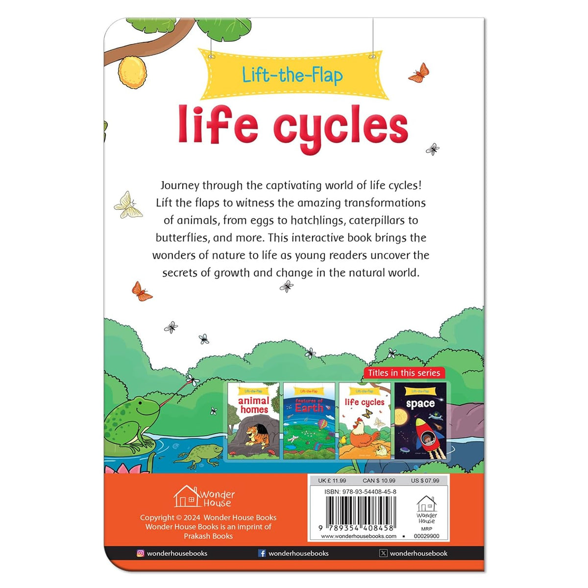 Lift The Flap: Life Cycles By Wonder House Books