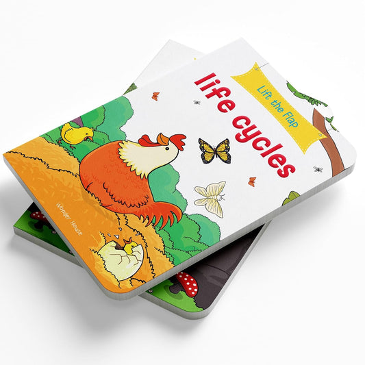 Lift The Flap: Life Cycles By Wonder House Books