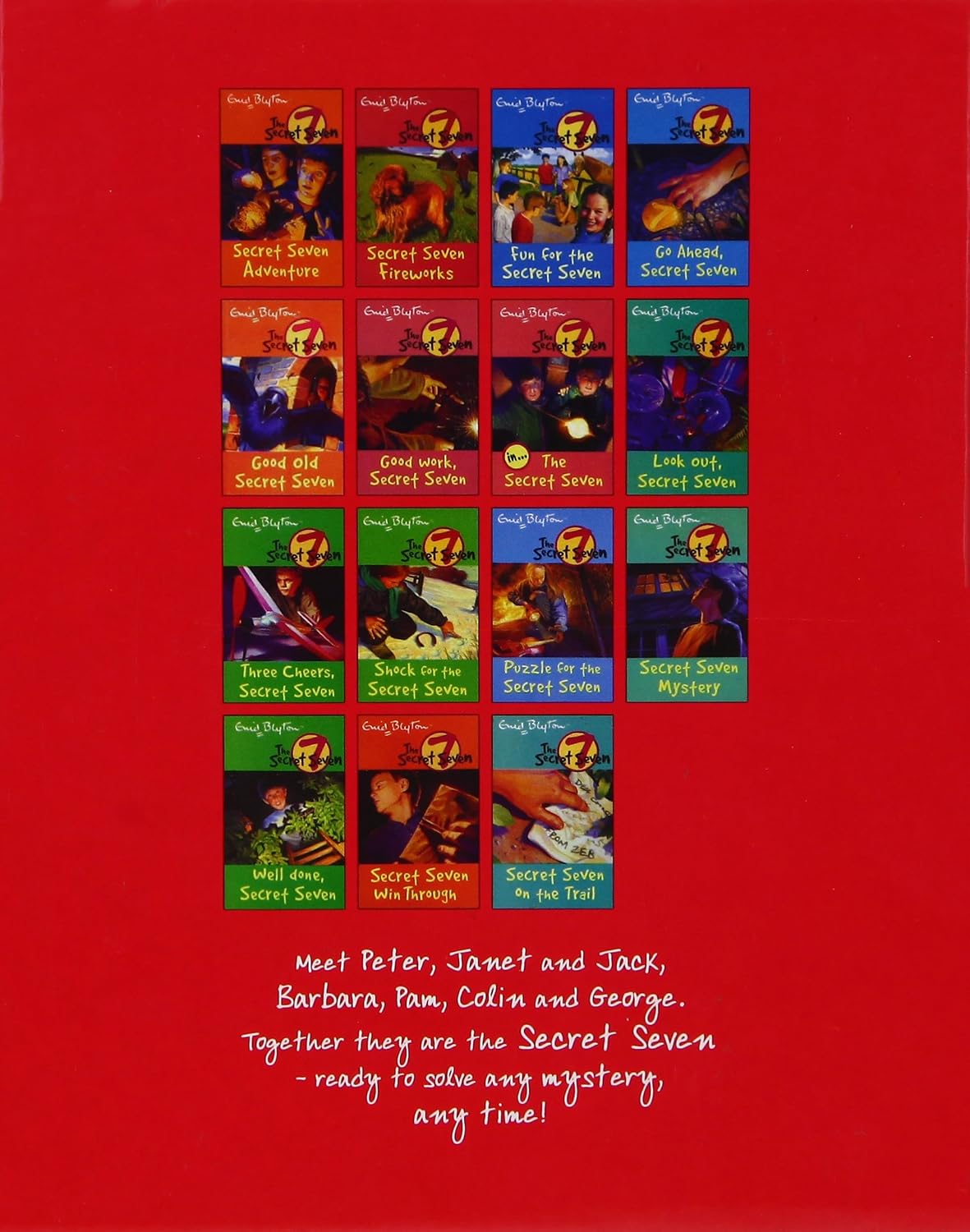 Secret Seven Complete Box Set of 15 Titles by hachette india