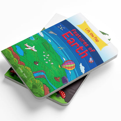 Lift The Flap: Features Of Earth By Wonder House Books