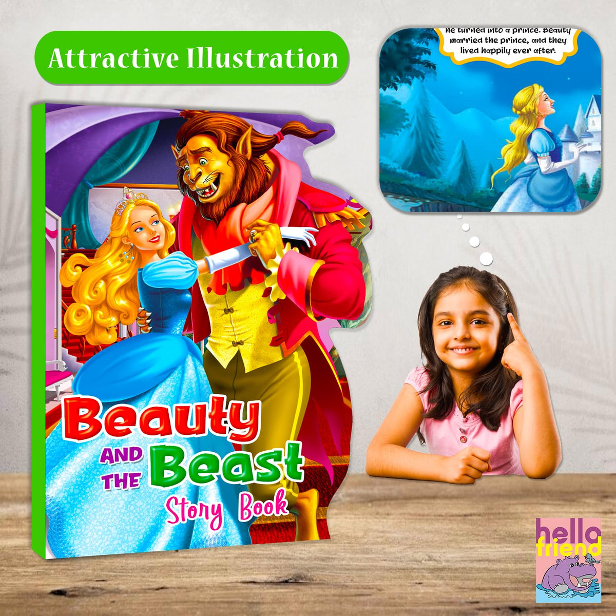 Beauty And The Beast Story Book by Hello Friend