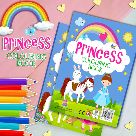 Hello Friend Books My Amazing Book Of Colouring: Princess