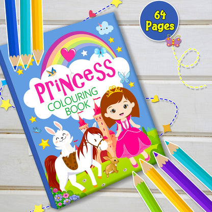 Hello Friend Books My Amazing Book Of Colouring: Princess
