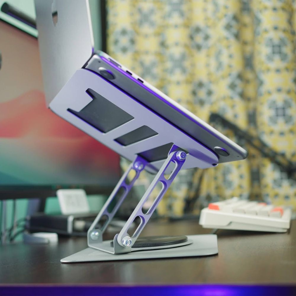 Metal 360 Degree Rotation Laptop Stand price in bd