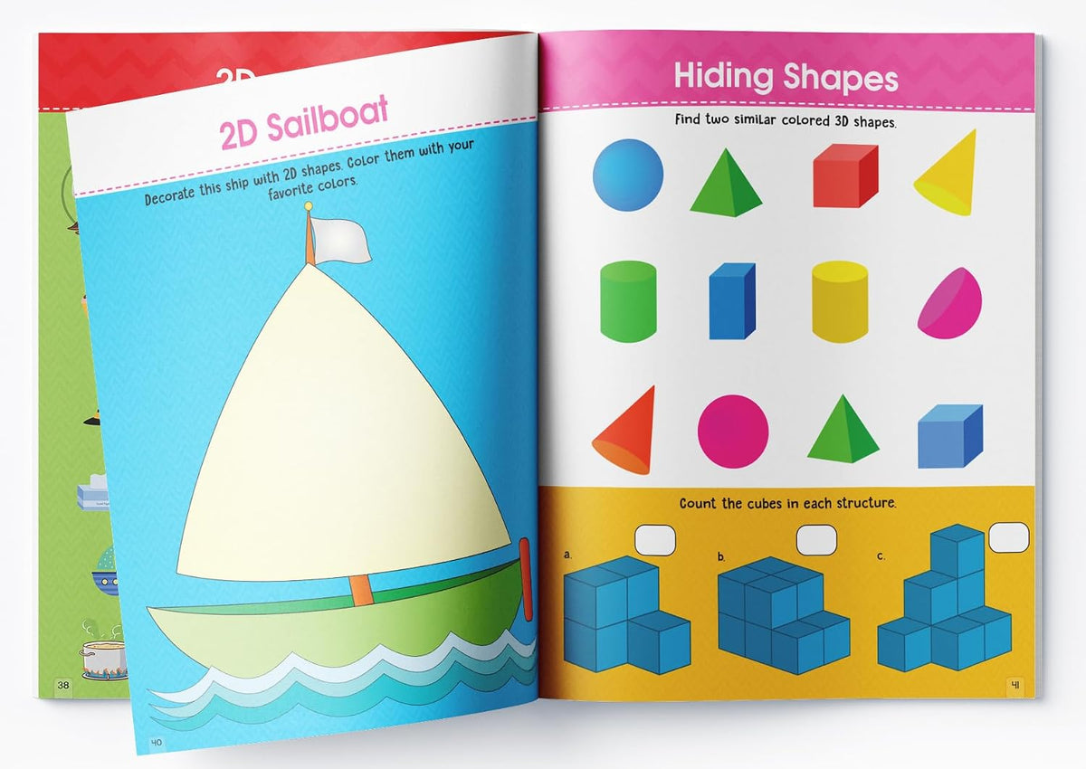 Learning Shapes Activity Book