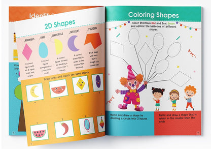 Learning Shapes Activity Book