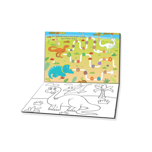 Dinosaur Activity And Colouring Book
