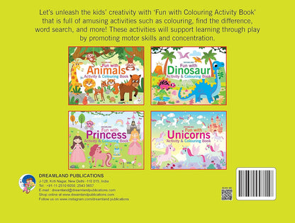 Dinosaur Activity And Colouring Book