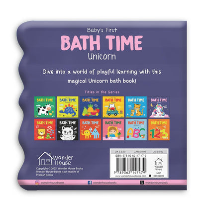 Baby’s First Bath Time: Unicorn by Wonder House Books