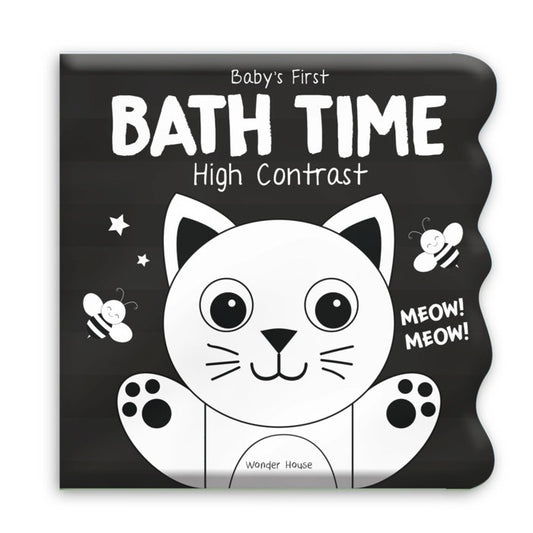 Baby’s First Bath Time: High Contrast Board book by Wonder House Books