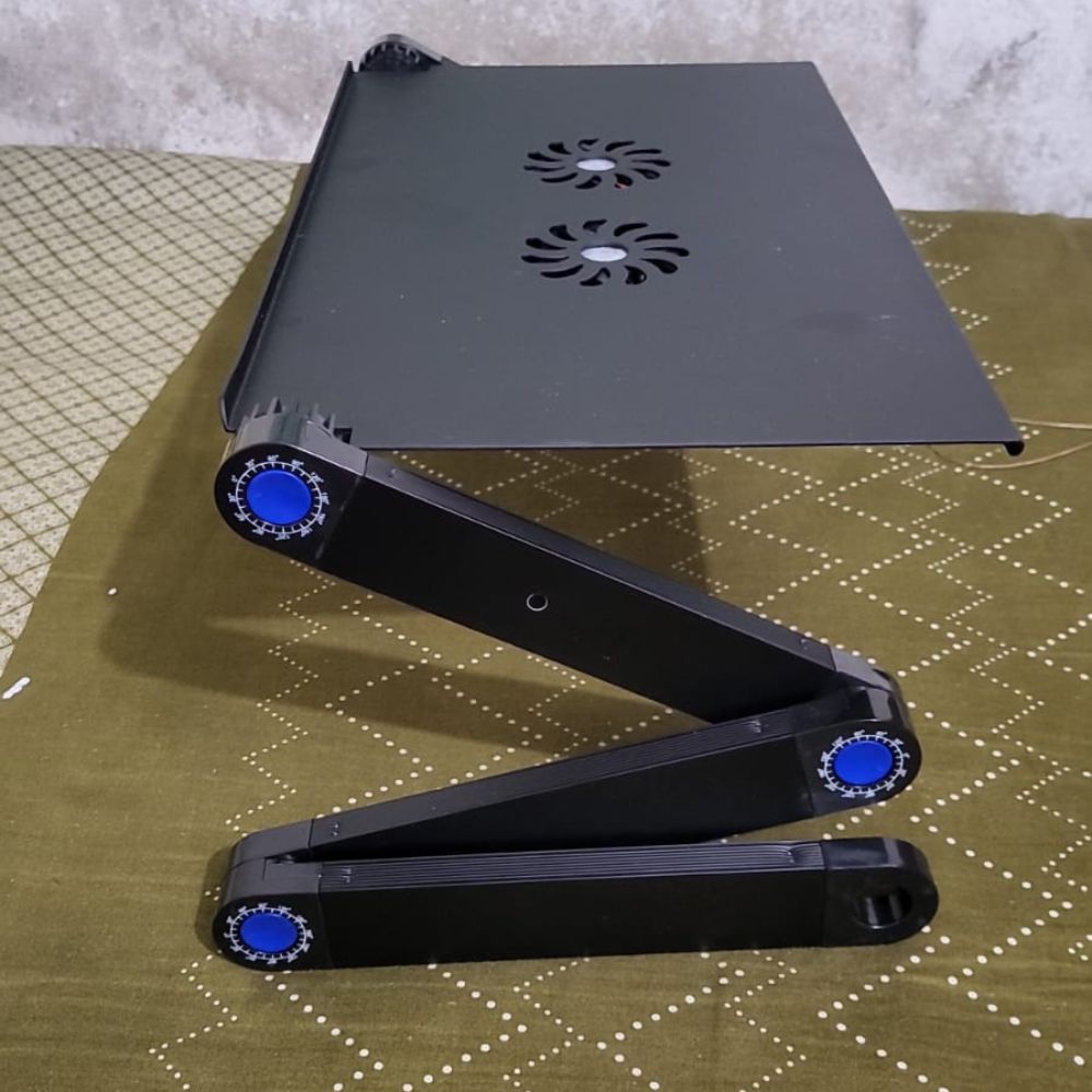 T6 Laptop stand with cooling fan for Bed use