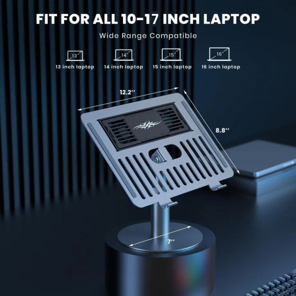 MC 120 Semiconductor Cooler with 100% Aluminum Alloy Laptop stand