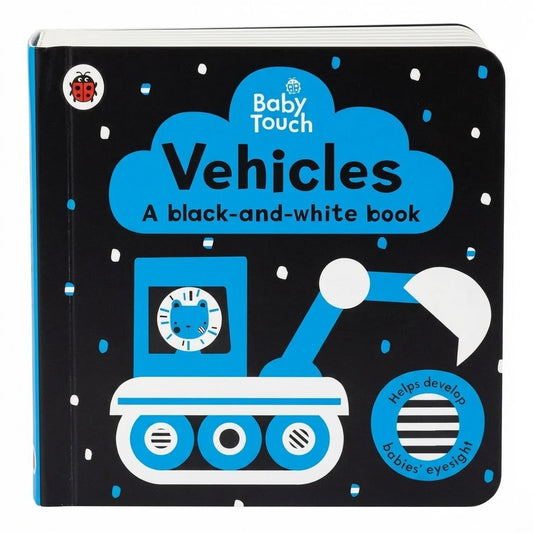 Baby Touch: Vehicles: a black-and-white book by Ladybird