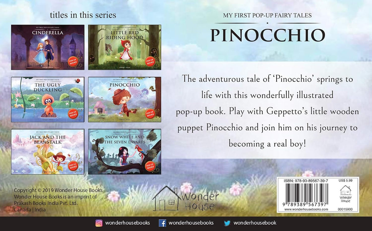My First Pop Up Fairy Tales: Pinocchio