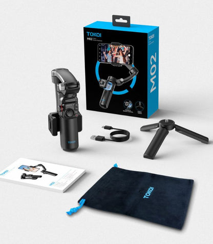 TOKQI M02 Handheld 3-Axis Gimbal Stabilizer Anti Shake Video Record Stabilizer