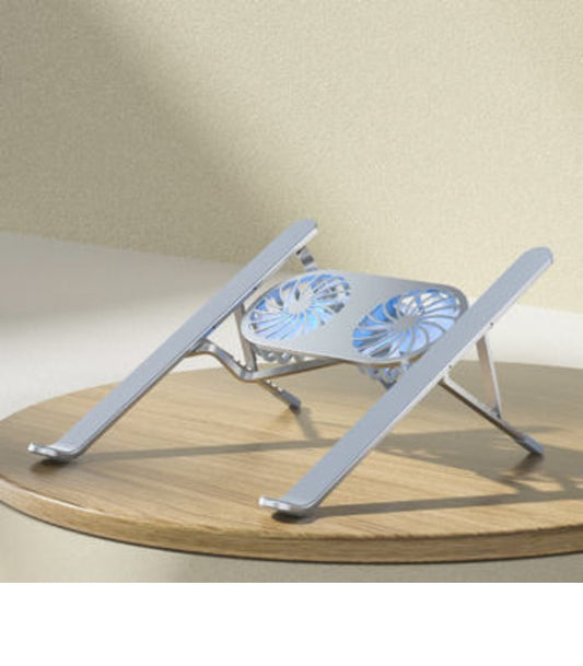 S400 Aluminium Laptop stand with cooling fan