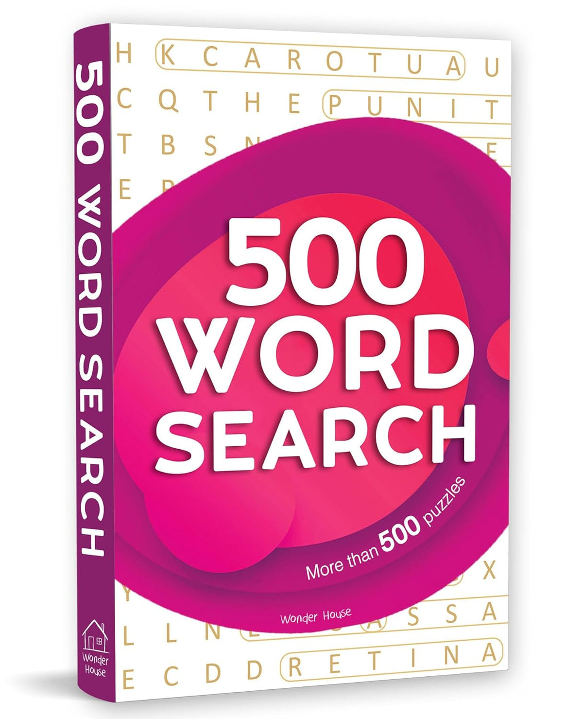 500 Word Search Bind-Up By Wonder House Books