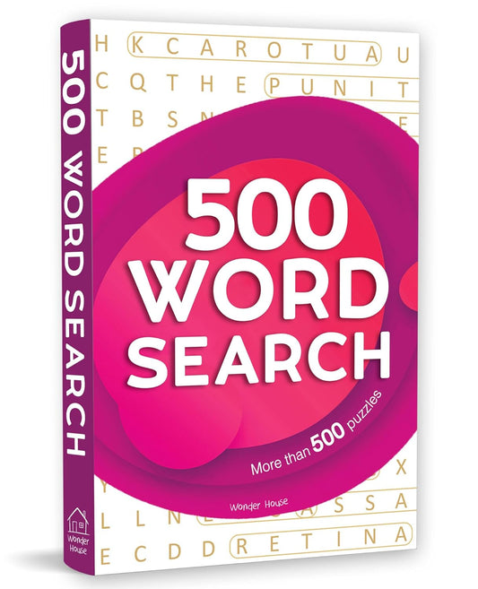 500 Word Search Bind-Up By Wonder House Books
