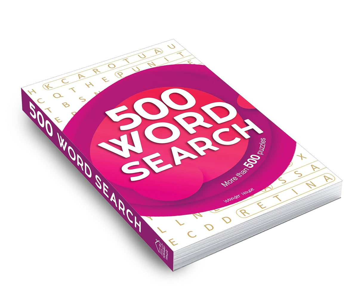 500 Word Search Bind-Up By Wonder House Books