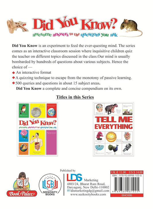 DID YOU KNOW? awesome answers to the questions you ask