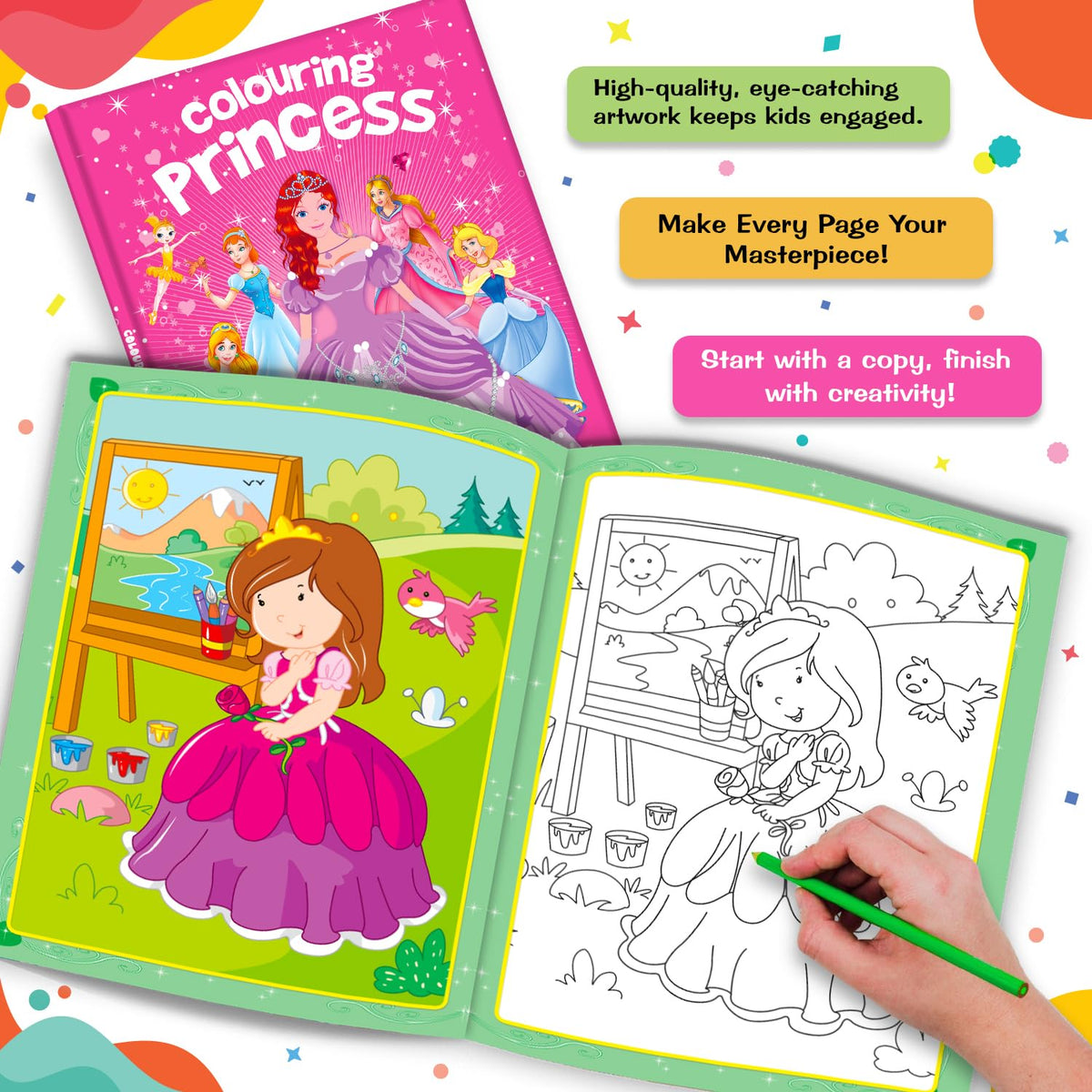 Princess Colouring Book