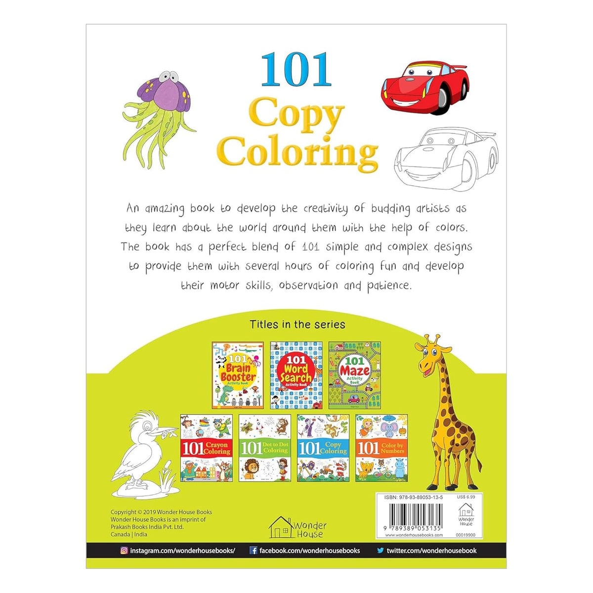 101 Copy Coloring By Wonder House Books