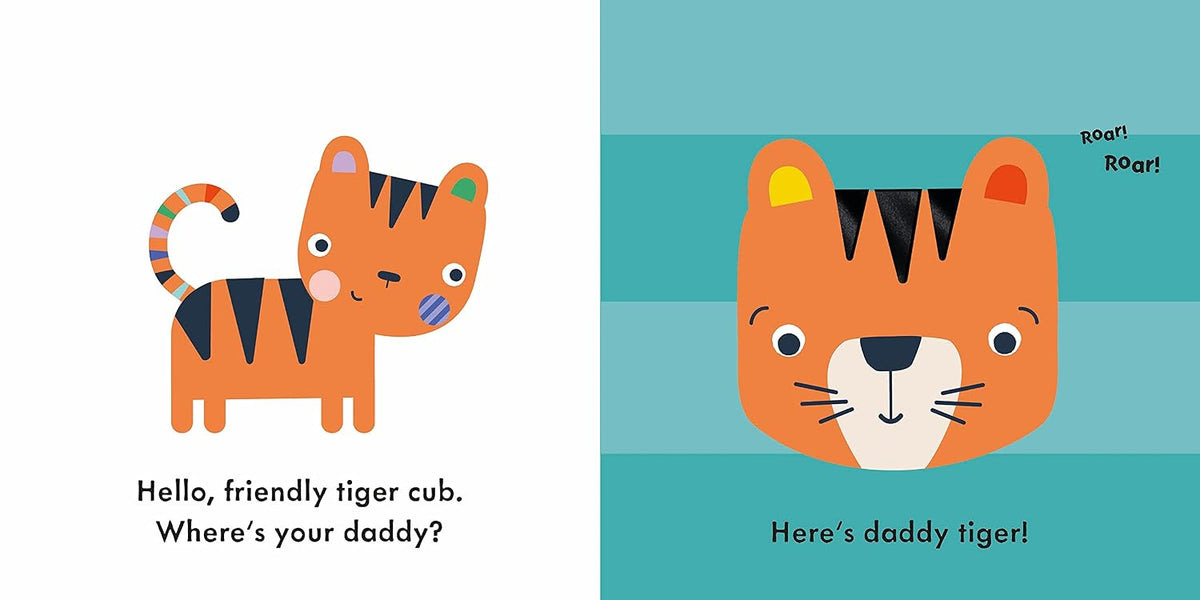 Baby Touch Hello Daddy by Lemon Ribbon Studio