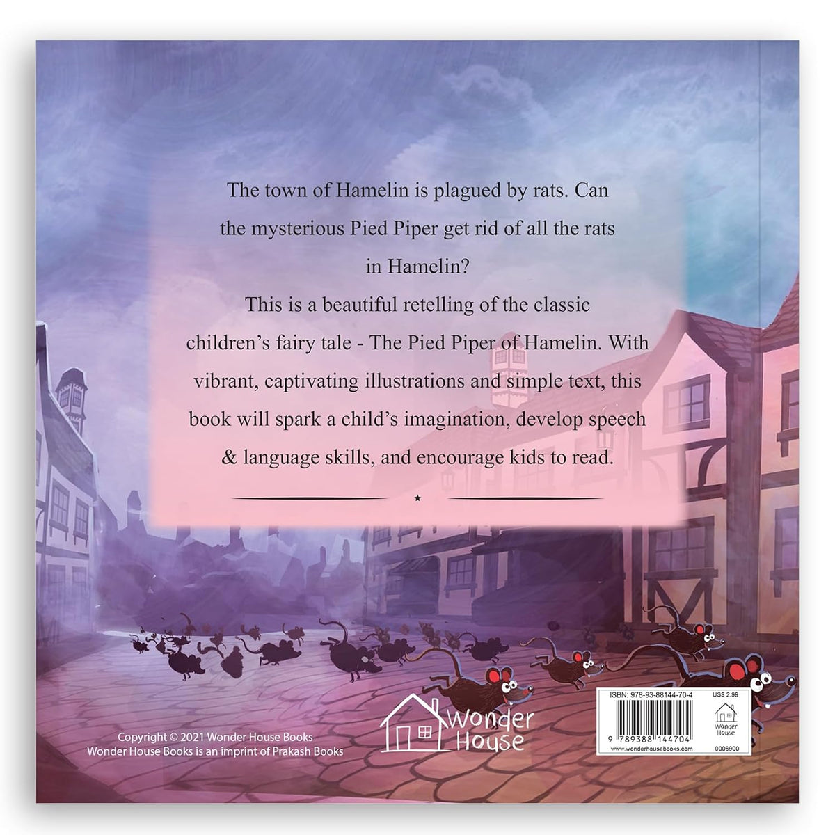 5 Minutes Fairy Tales Piped Piper Of Hamelin By Wonder House