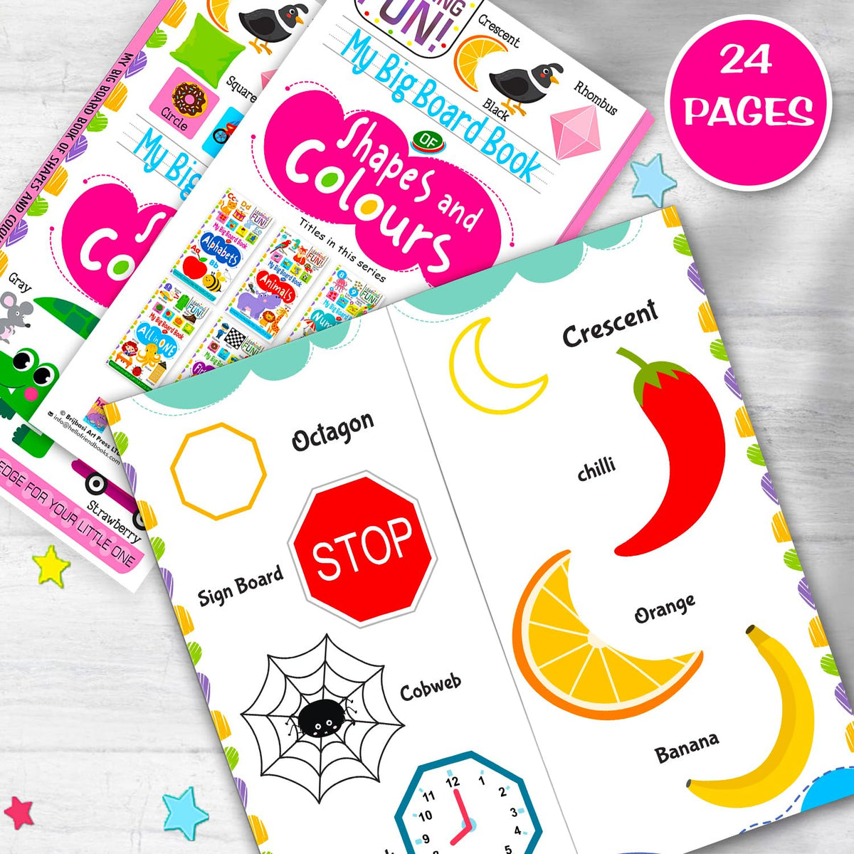 My Big Board Book of Shapes and Colours