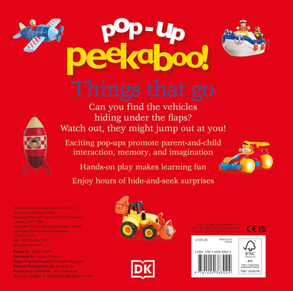 Pop-Up Peekaboo Things That Go