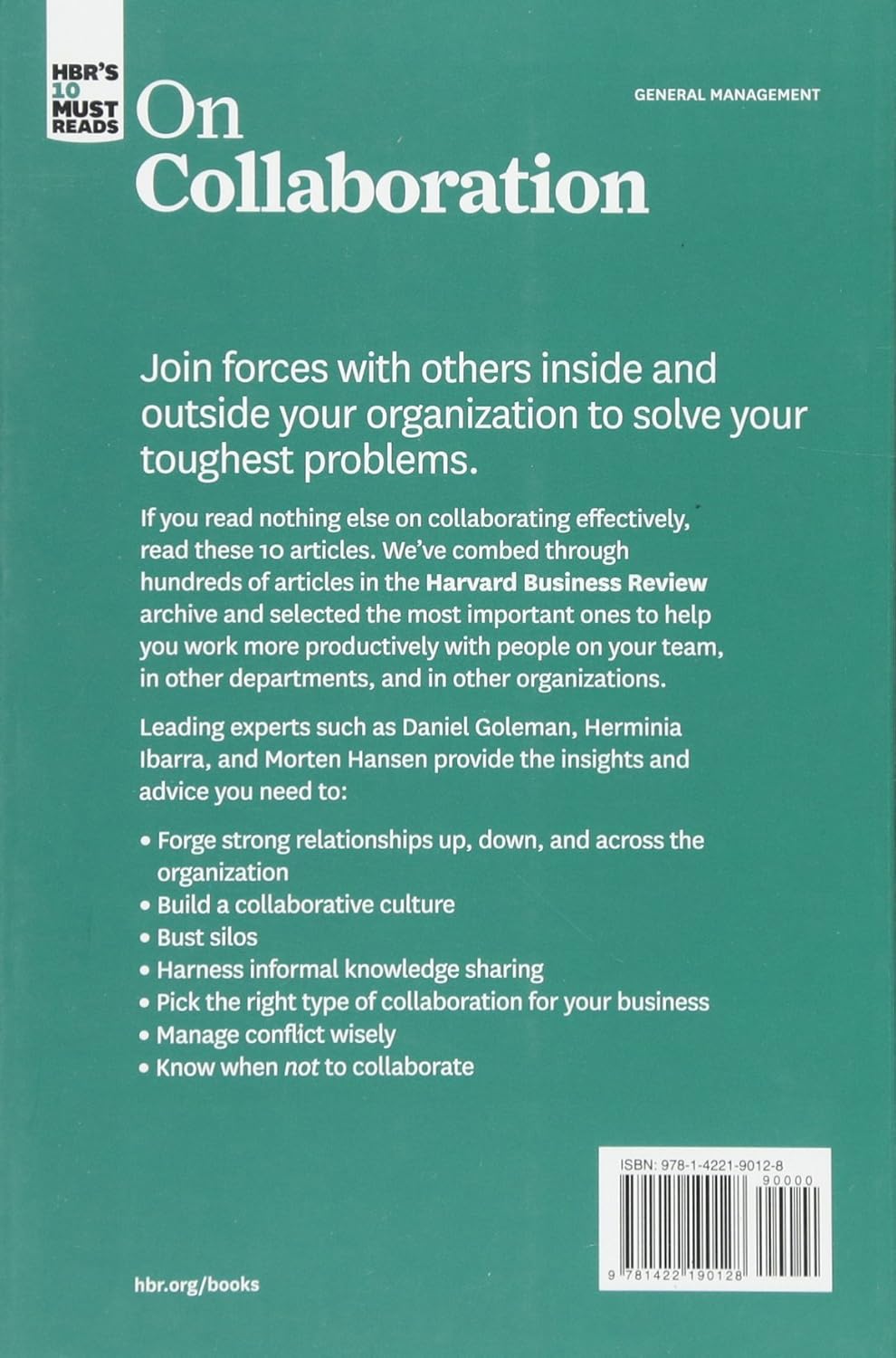 HBR’s 10 Must Reads: On Collaboration